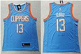 Clippers 13 Paul George Light Blue City Edition Nike Swingman Jersey,baseball caps,new era cap wholesale,wholesale hats